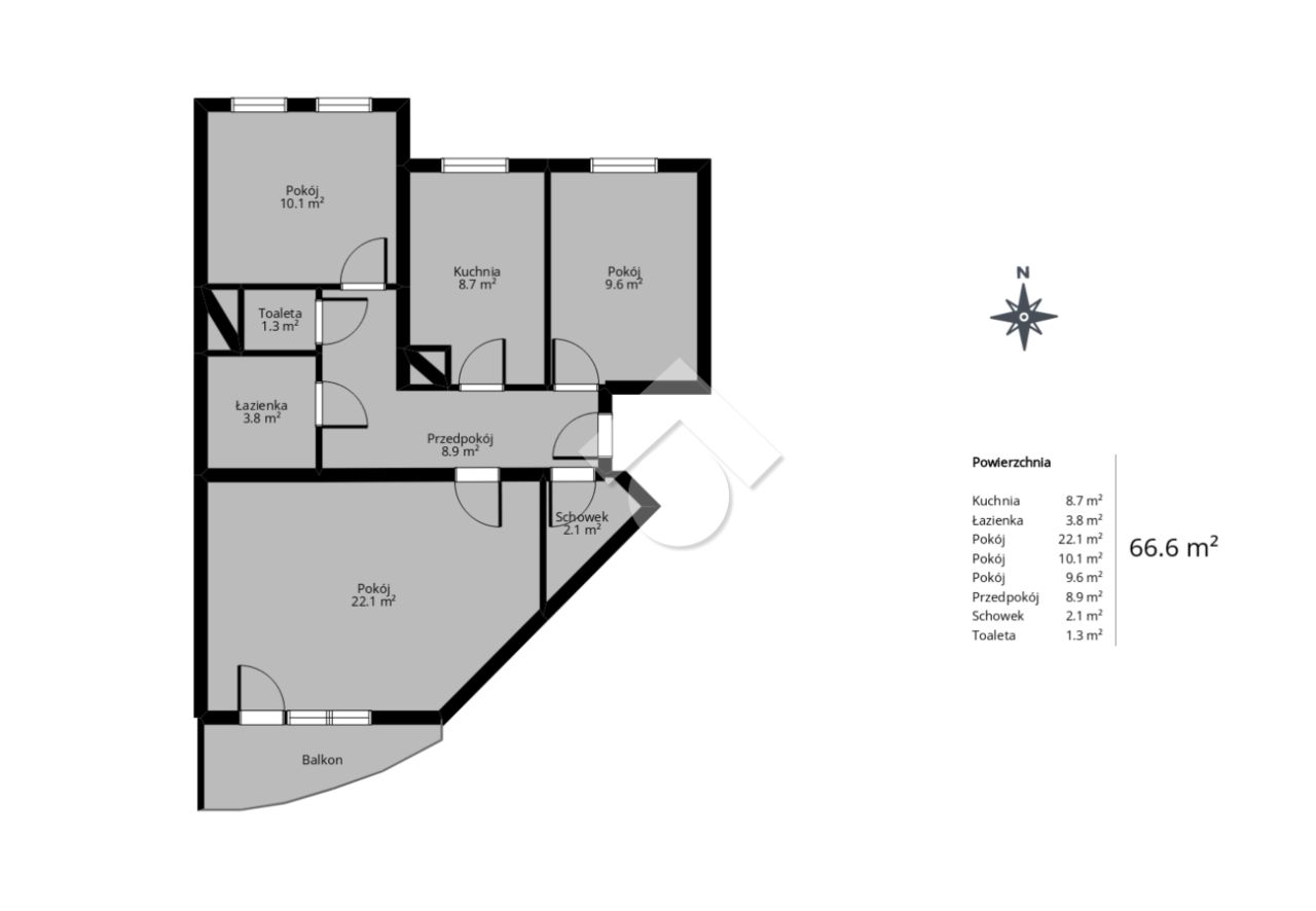 Mieszkanie 3-pokojowe Kraków Kurdwanów, ul. por. Halszki. Zdjęcie 21