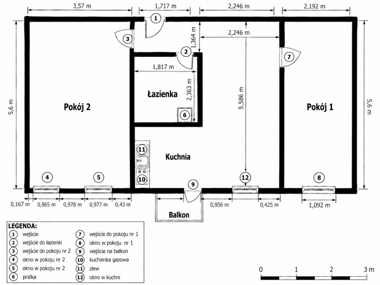 Mieszkanie 2-pokojowe Oleśnica Centrum, ul. gen. Józefa Hallera. Zdjęcie 15