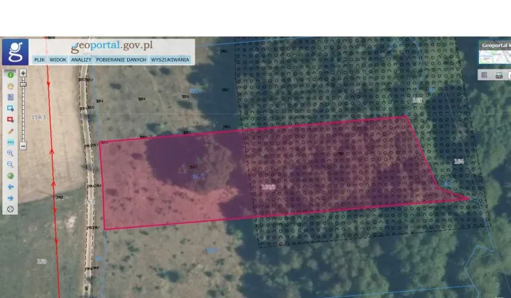 Działka budowlana Ociesęki Nowa Wieś