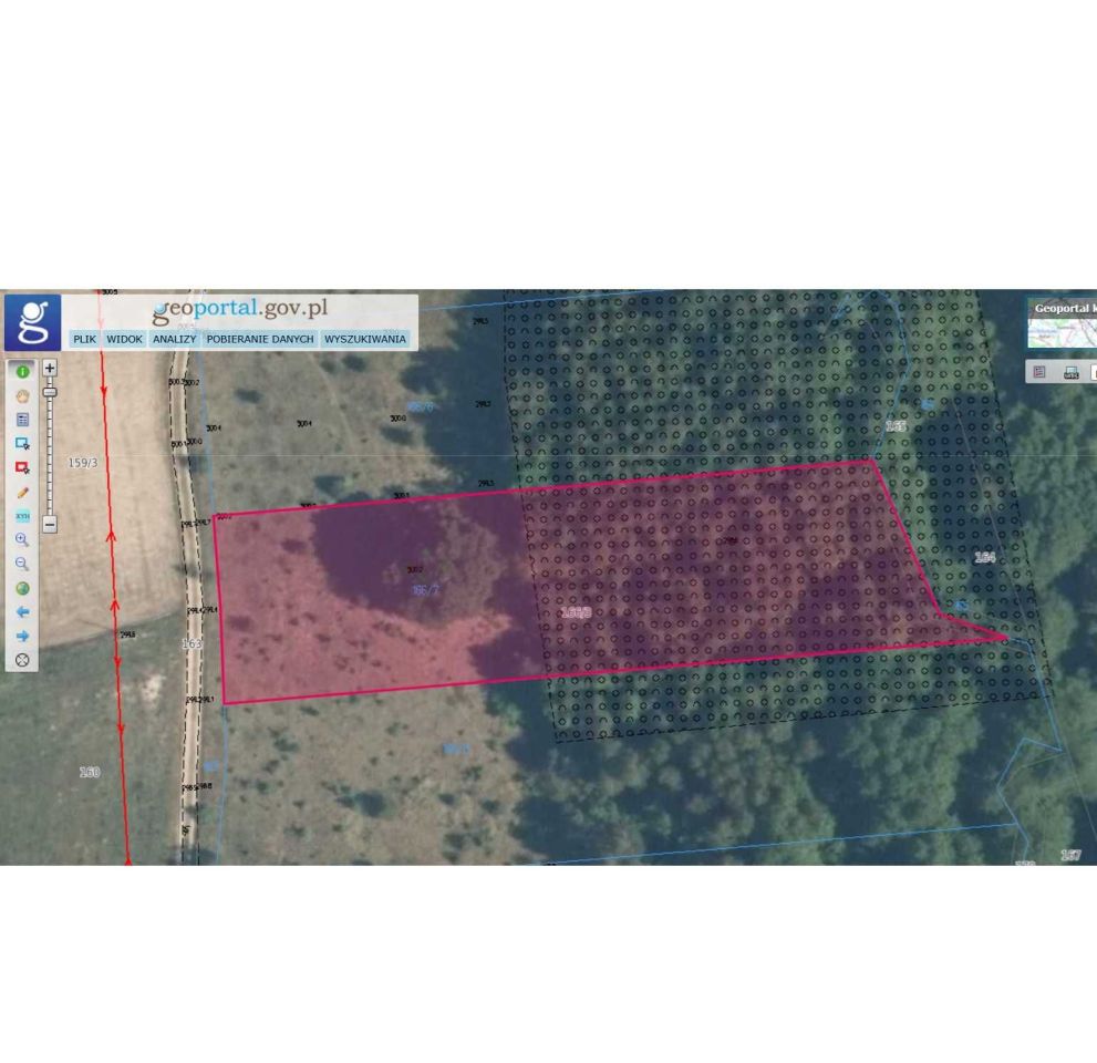 Działka budowlana Ociesęki Nowa Wieś