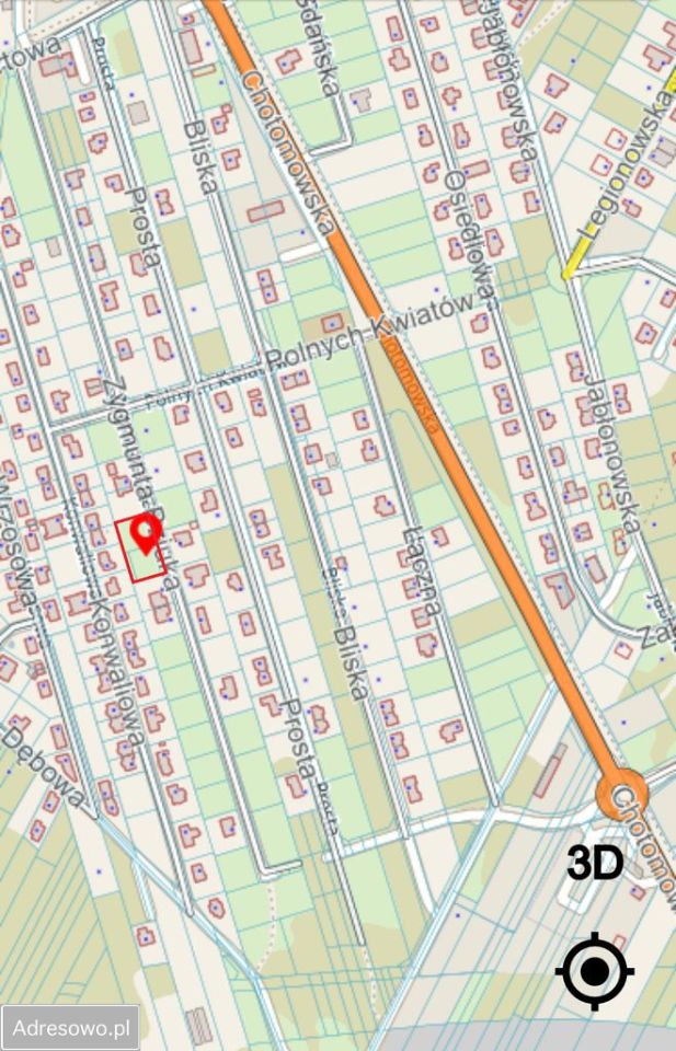 Działka budowlana Jabłonna, ul. Zygmunta Bziuka