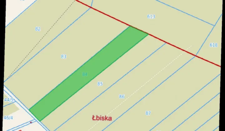 Działka leśna Łbiska, ul. Kazimierza Jagiellończyka