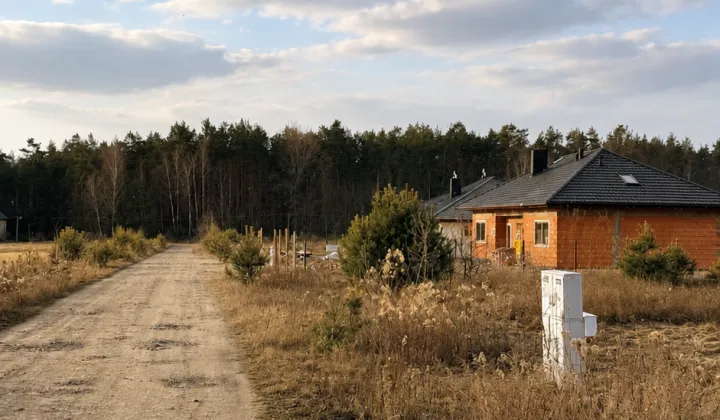 Działka budowlana Krusze, ul. Bliska