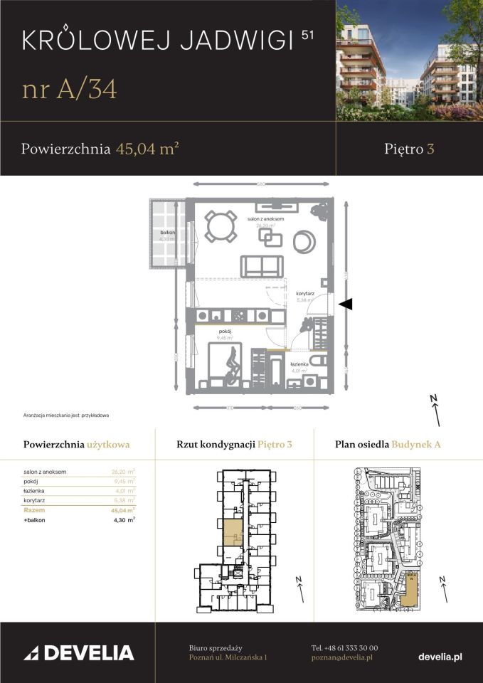 Mieszkanie 2-pokojowe Poznań, ul. Królowej Jadwigi. Zdjęcie 7