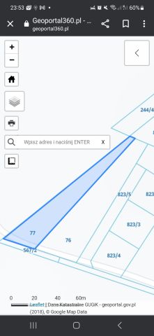 Działka leśna Zielona Góra Nowy Kisielin, ul. Osiedle Pomorskie. Zdjęcie 1