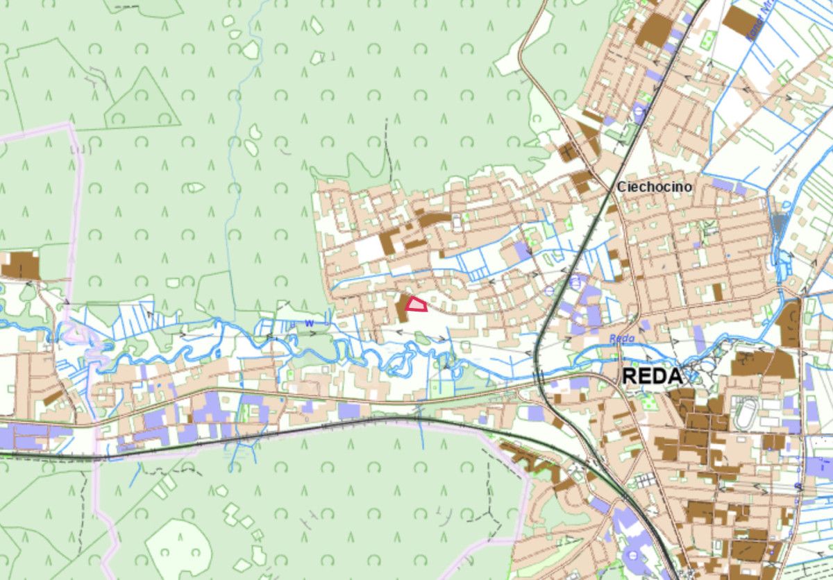 Działka inwestycyjna Reda, ul. Polna. Zdjęcie 2