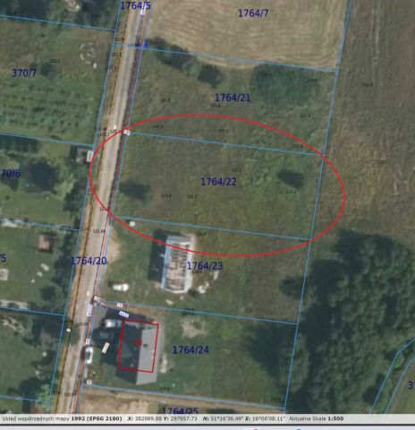 Działka budowlana Grzymalin. Zdjęcie 1