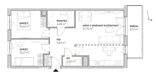 Mieszkanie 3-pokojowe Poznań Starołęka, ul. Unii Lubelskiej. Zdjęcie 7