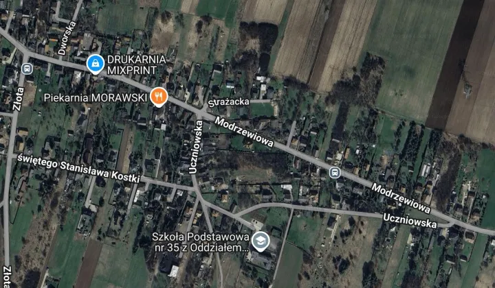 Działka rolno-budowlana Dąbrowa Górnicza Trzebiesławice, Modrzewiowa