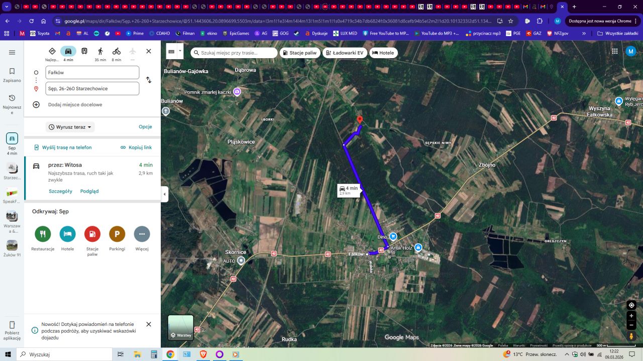 Działka rekreacyjna Starzechowice Sęp, BRAK. Zdjęcie 3