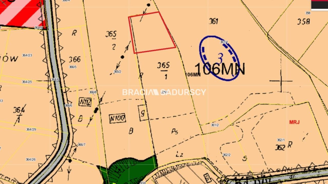 Działka budowlana Grajów. Zdjęcie 4