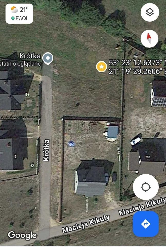 Działka budowlana Myszyniec, ul. Krótka. Zdjęcie 5