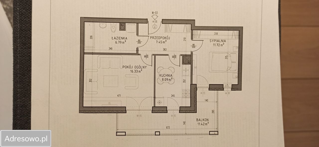 Mieszkanie 2-pokojowe Lublin Kośminek, ul. Generała Stanisława Skalskiego. Zdjęcie 9