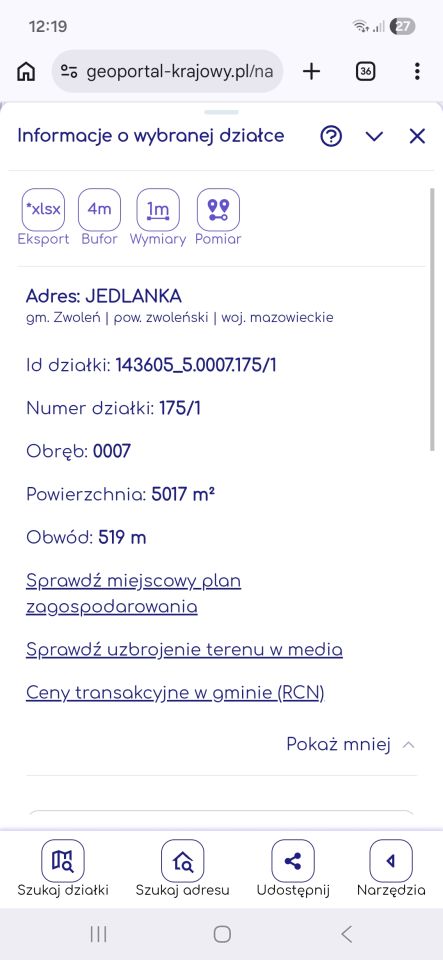 Działka rolna Jedlanka. Zdjęcie 7