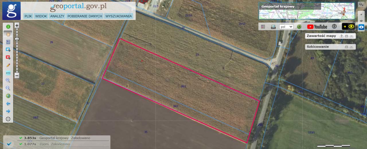 Działka inwestycyjna Krajków, ul. Wschodnia. Zdjęcie 2