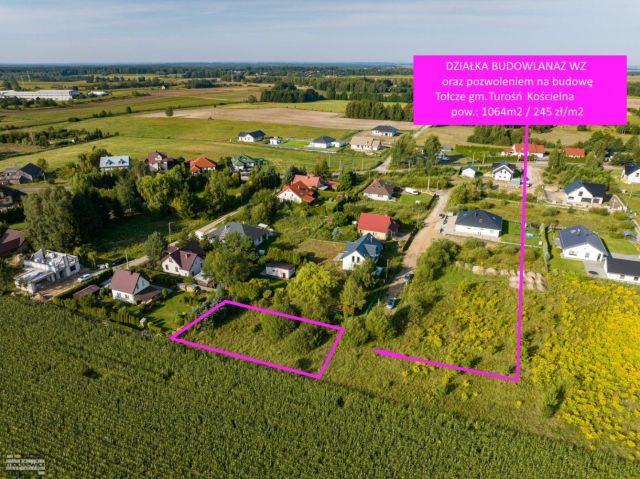 Działka budowlana Tołcze. Zdjęcie 1