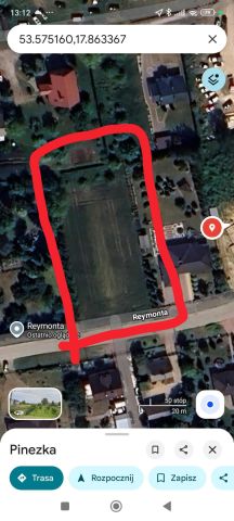 Działka budowlana Tuchola, ul. Reymonta. Zdjęcie 1