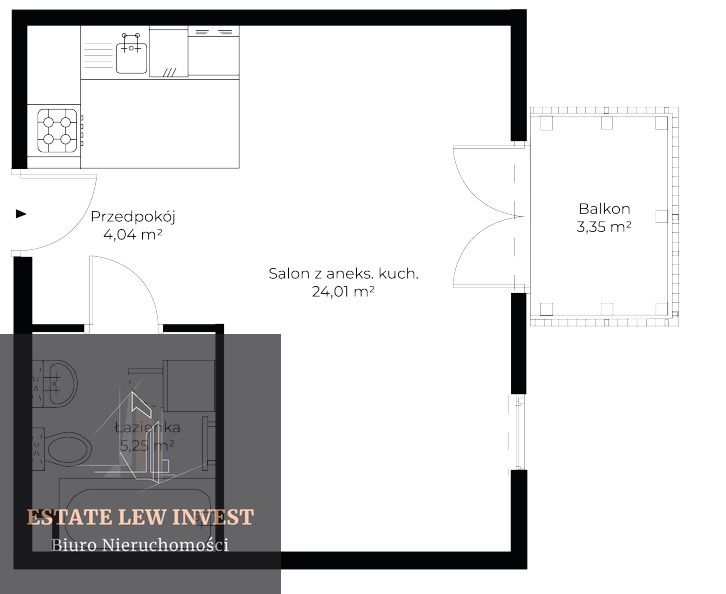 Mieszkanie 2-pokojowe Kraków, ul. Bukowa. Zdjęcie 9