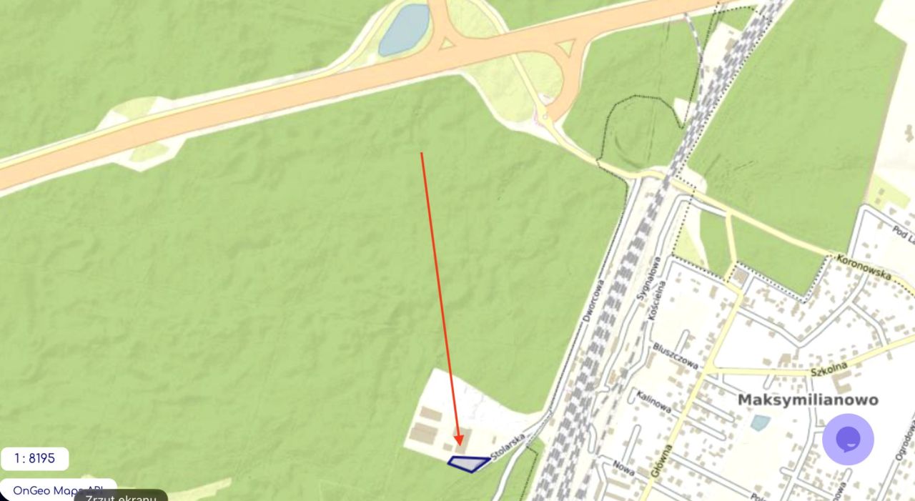 Działka inwestycyjna Maksymilianowo. Zdjęcie 2