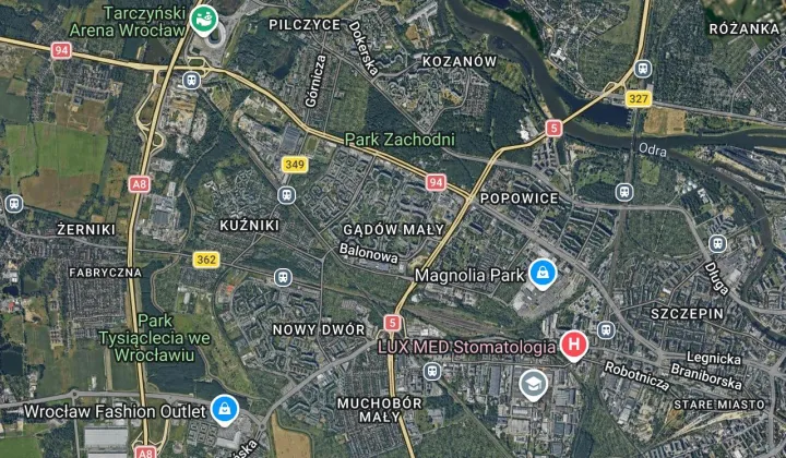 Mieszkanie 2-pokojowe Wrocław Gądów Mały, Bulwar Ikara