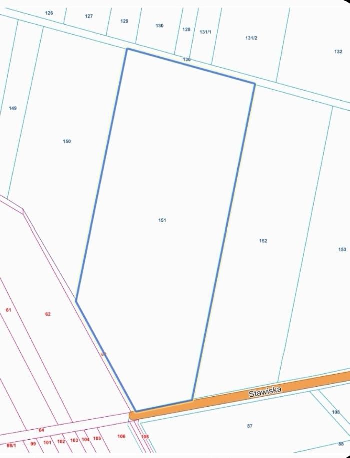 Działka rolno-budowlana Złoczew Stara Huta, ul. Stawiska. Zdjęcie 4