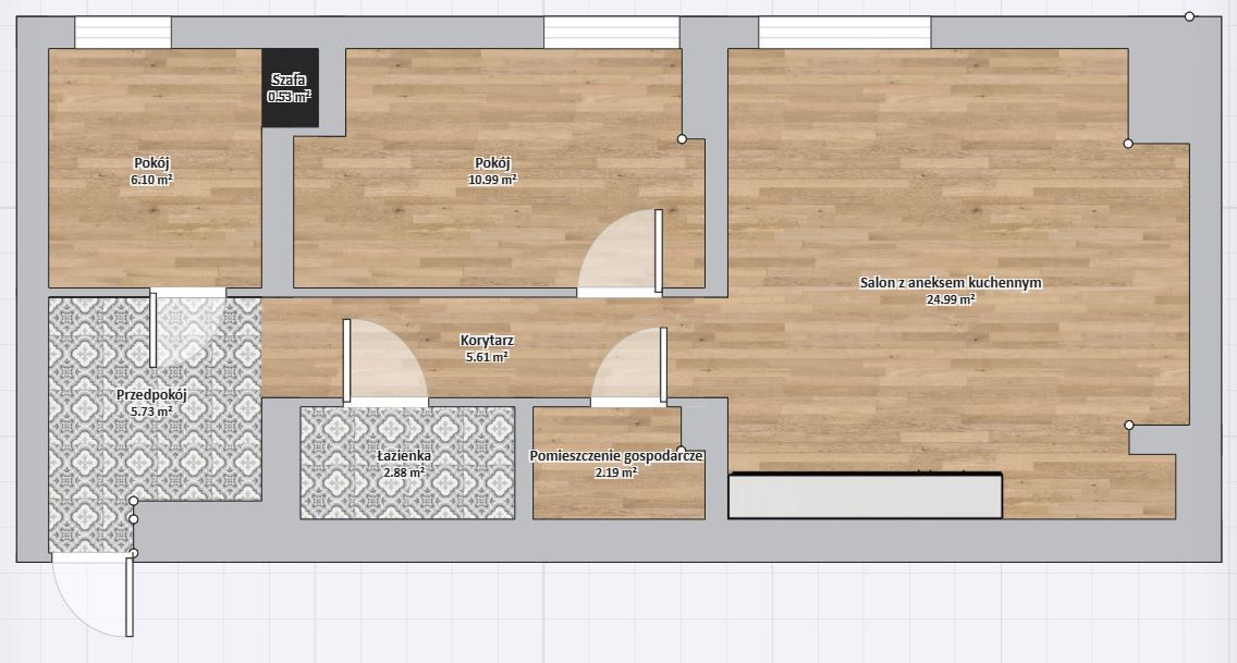 Mieszkanie 3-pokojowe Mysłowice Centrum, ul. Górnicza. Zdjęcie 17