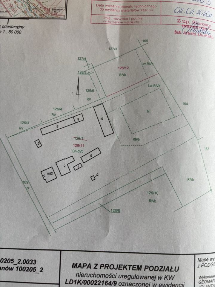 Działka rolno-budowlana Wojciechowice Duże. Zdjęcie 3