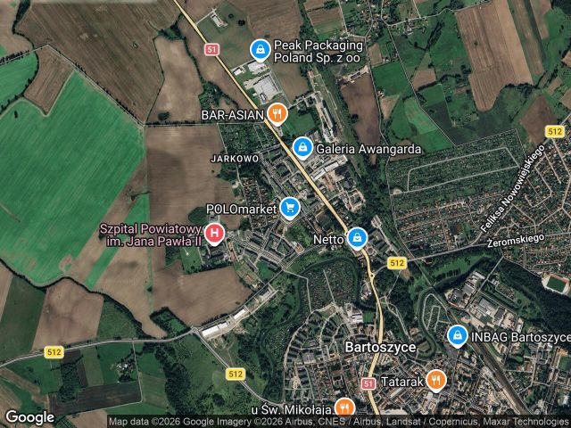 Mieszkanie – Bartoszyce, Działki - Widok 3