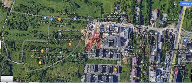 Działka inwestycyjna Kraków Krowodrza, ul. Stefana Banacha. Zdjęcie 1