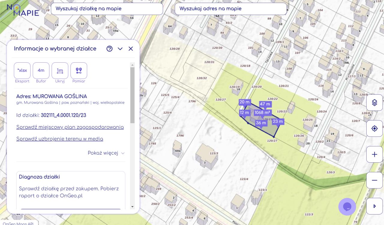 Działka budowlana Murowana Goślina, ul. Tęczowa. Zdjęcie 5