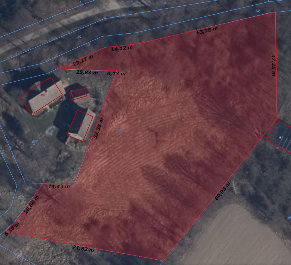 Działka budowlana Dębowina. Zdjęcie 4