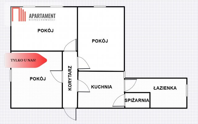 Mieszkanie 3-pokojowe Miastko. Zdjęcie 15