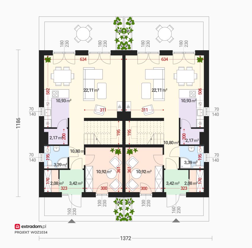 bliźniak, 5 pokoi Dobroszyce, ul. Azaliowa. Zdjęcie 8