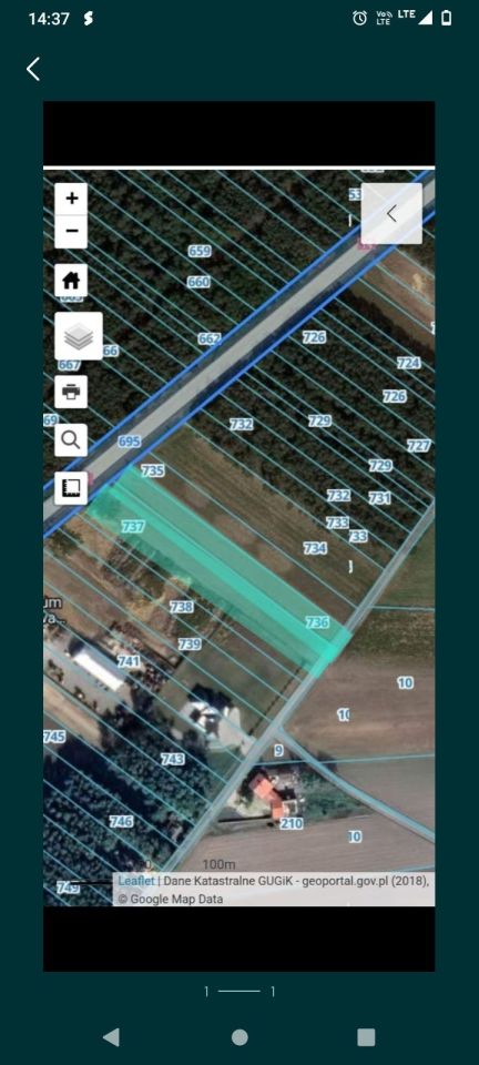 Działka inwestycyjna Jamno