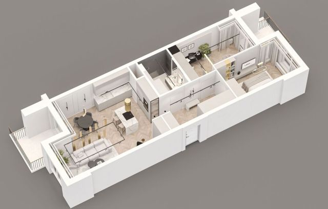 Mieszkanie 3-pokojowe Szczecin, ul. Leona Heyki. Zdjęcie 18