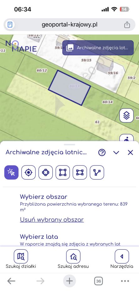 Działka budowlana Wiśniowa Góra, ul. Tuszyńska. Zdjęcie 1