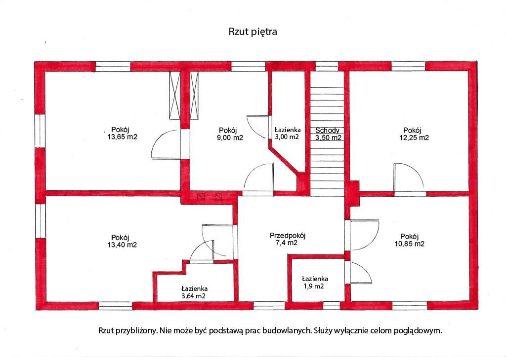 dom wolnostojący, 10 pokoi Łagów, ul. Paderewskiego. Zdjęcie 3