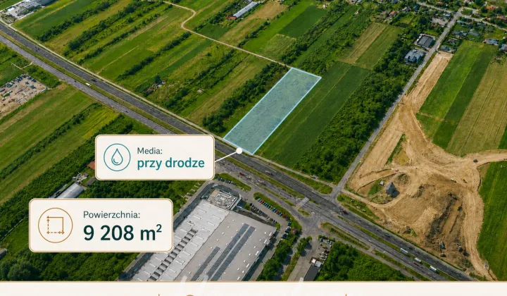 Działka inwestycyjna Palmiry, ul. Gdańska