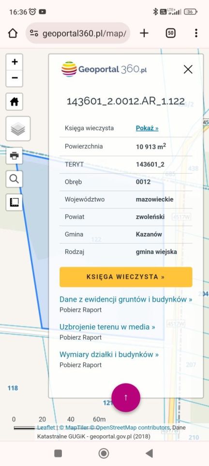Działka rolno-budowlana Niedarczów Dolny-Wieś. Zdjęcie 3