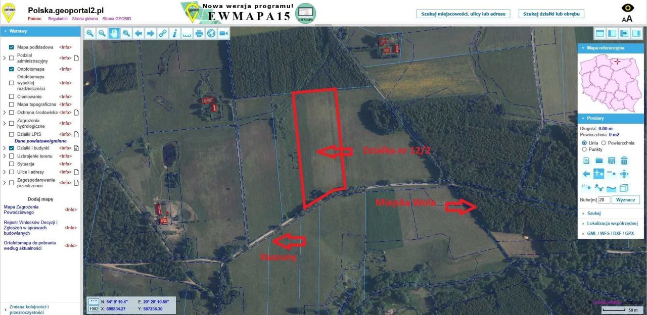 Działka rolno-budowlana Kaszuny. Zdjęcie 7