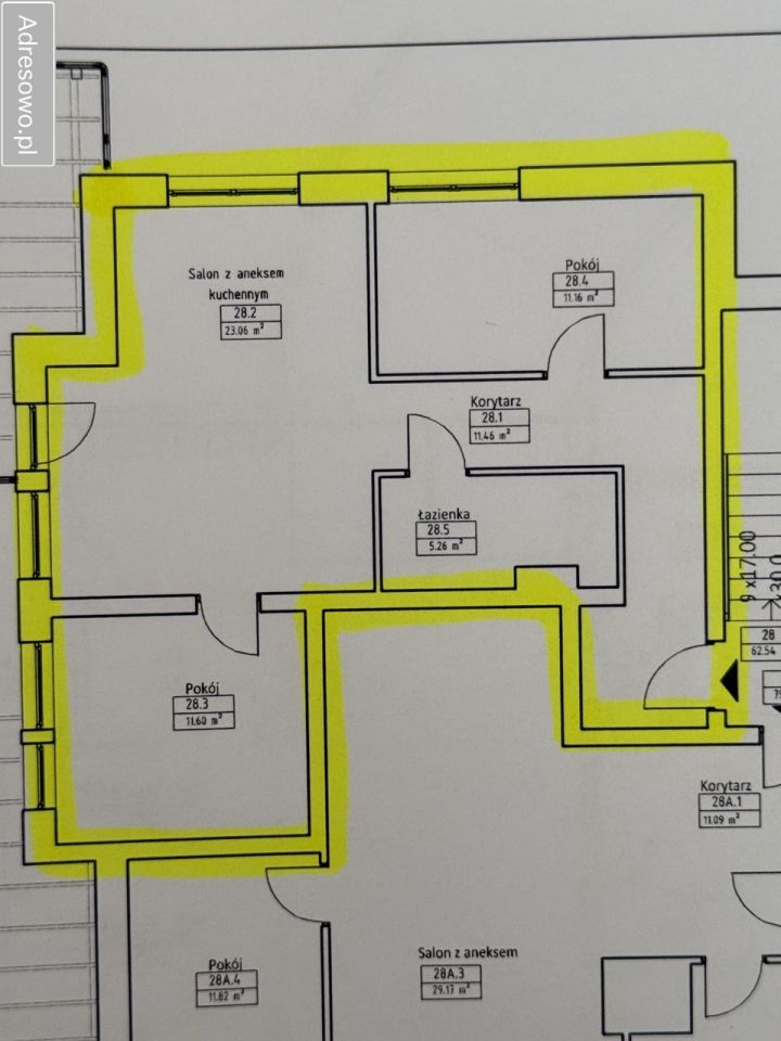 Mieszkanie 3-pokojowe Chojnice, ul. Daleka. Zdjęcie 9