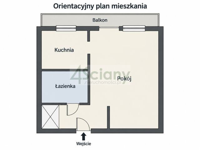 Mieszkanie 1-pokojowe Warszawa Mokotów, ul. Jana III Sobieskiego. Zdjęcie 2