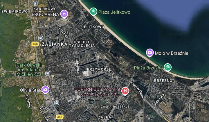 Mieszkanie 2-pokojowe Gdańsk Przymorze, ul. Prezydenta Lecha Kaczyńskiego