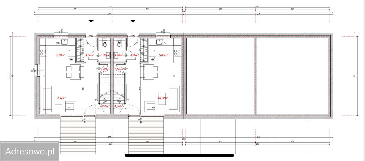 dom szeregowy, 4 pokoje Dąbrowa Górnicza Centrum, ul. Św. Antoniego. Zdjęcie 4