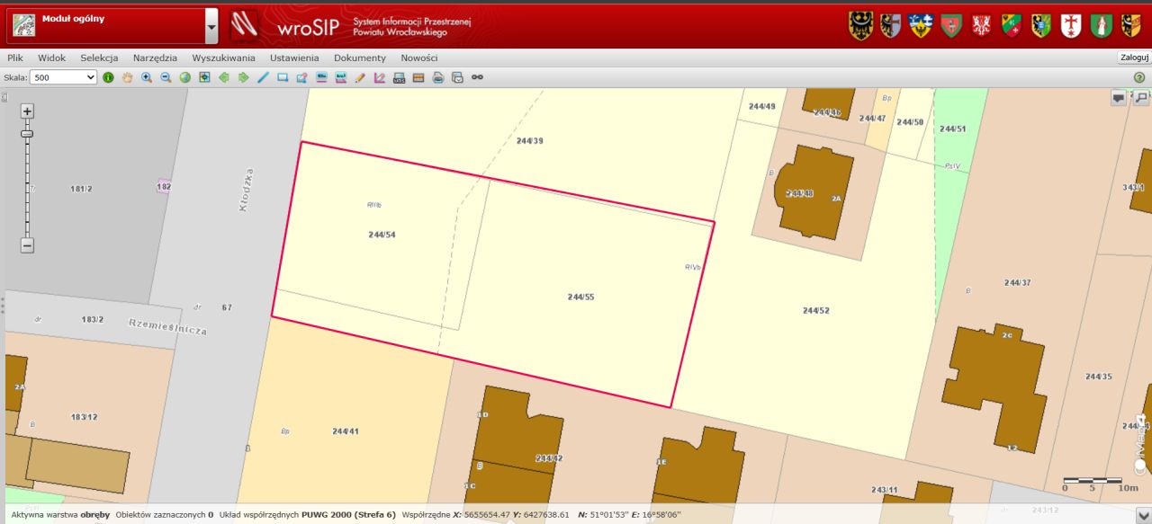 Działka budowlana Bielany Wrocławskie Bledzów, ul. Kłodzka