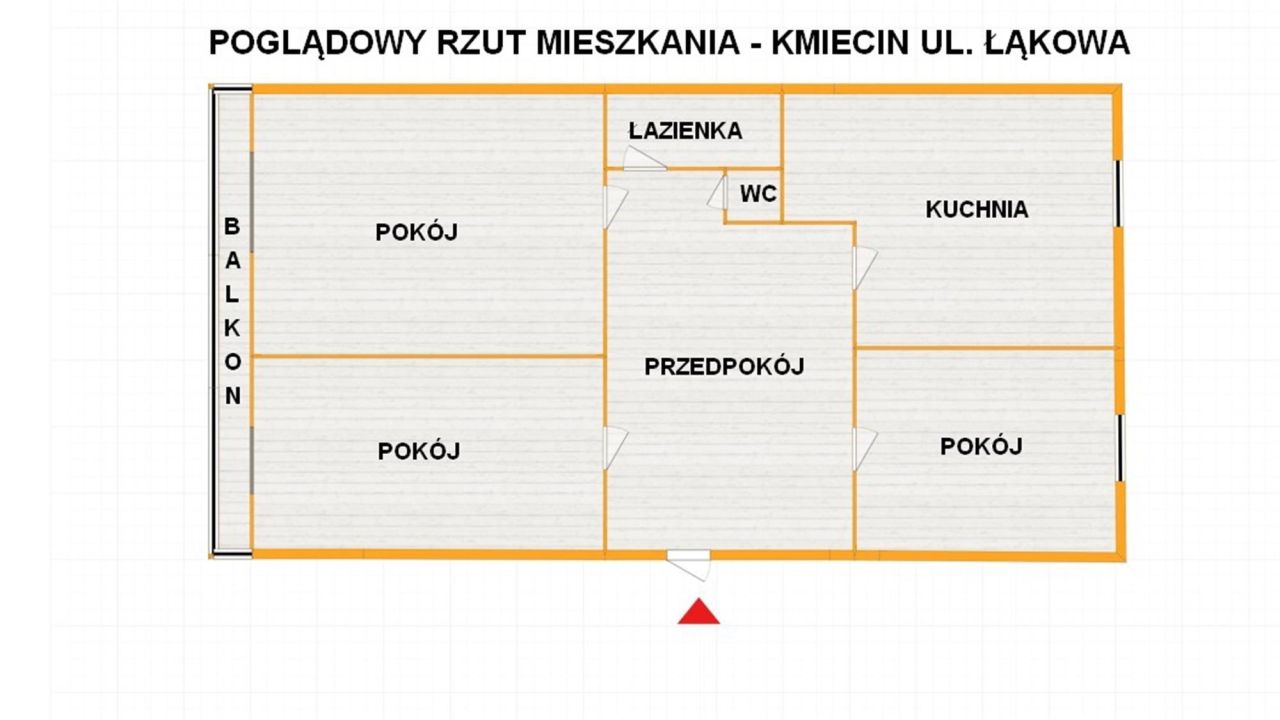 Mieszkanie 3-pokojowe Kmiecin, ul. Łąkowa. Zdjęcie 10