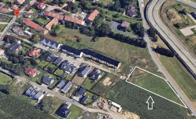 Działka inwestycyjna Mokronos Dolny, ul. Szczęśliwa. Zdjęcie 7