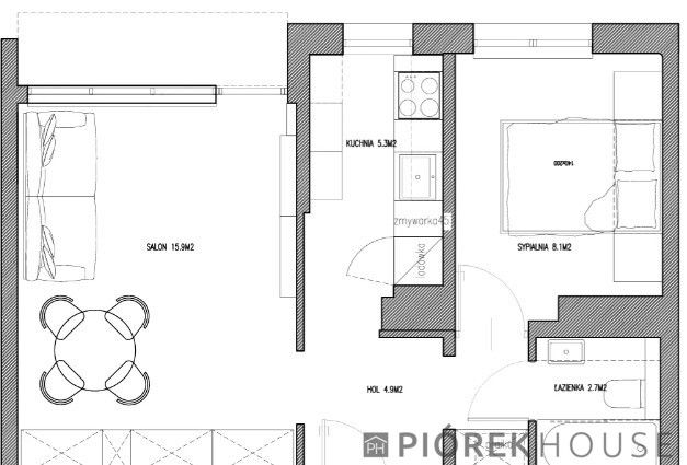 Mieszkanie 2-pokojowe Warszawa Wola, ul. Okocimska. Zdjęcie 20