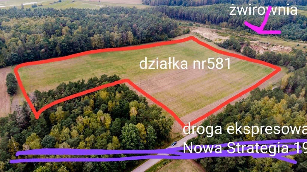 Działka rolna Wygonowo. Zdjęcie 2