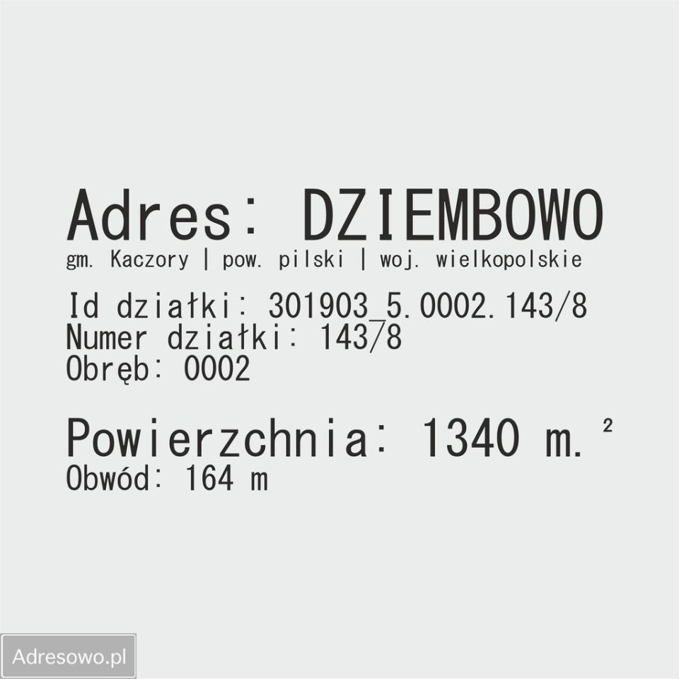 Działka budowlana Dziembowo. Zdjęcie 2